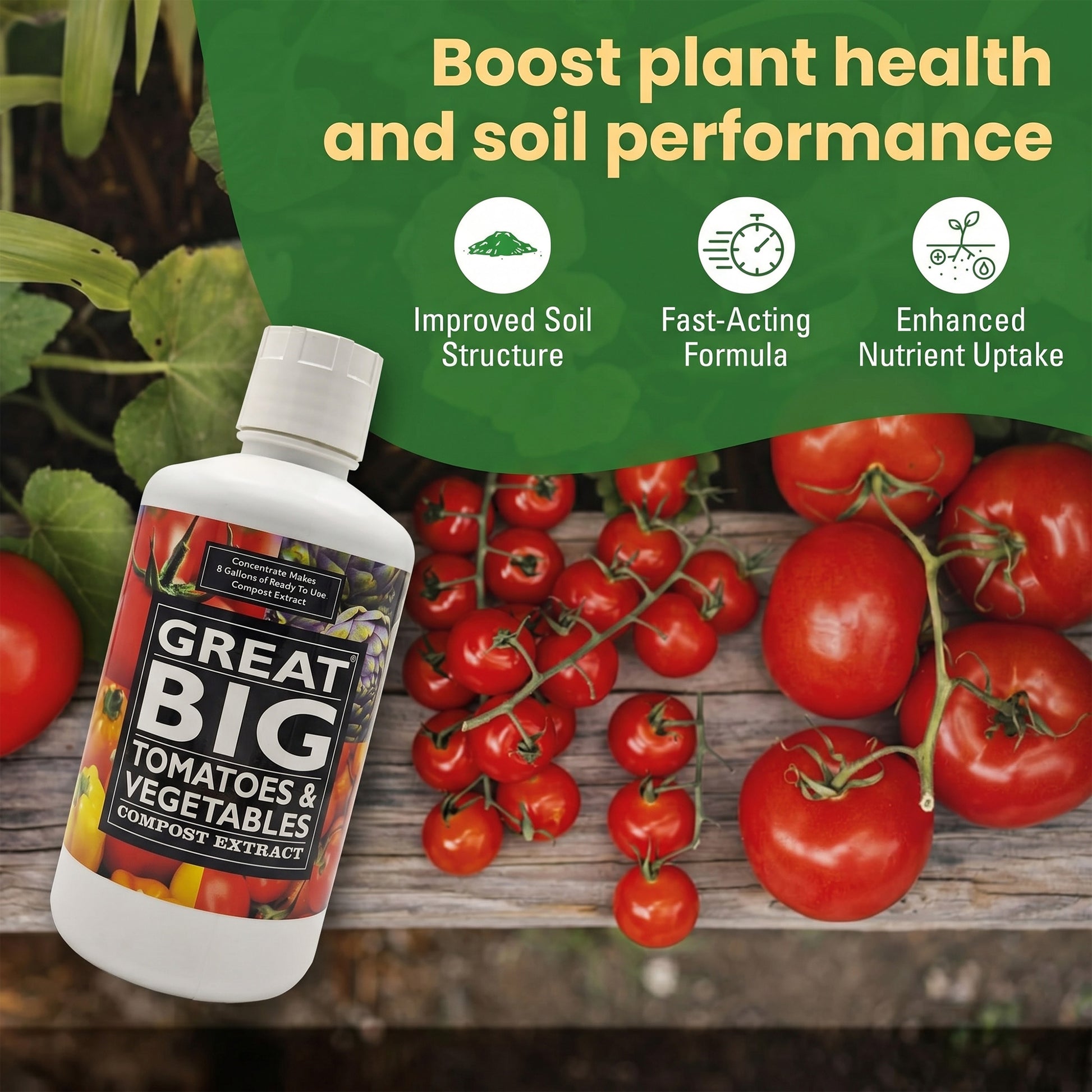 best liquid organic tomato fertilizer Great Big Tomatoes & Vegetables – Great Big Plants